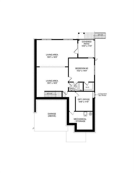 2D floor plan layout of this home in , Acworth, GA (Image 5).