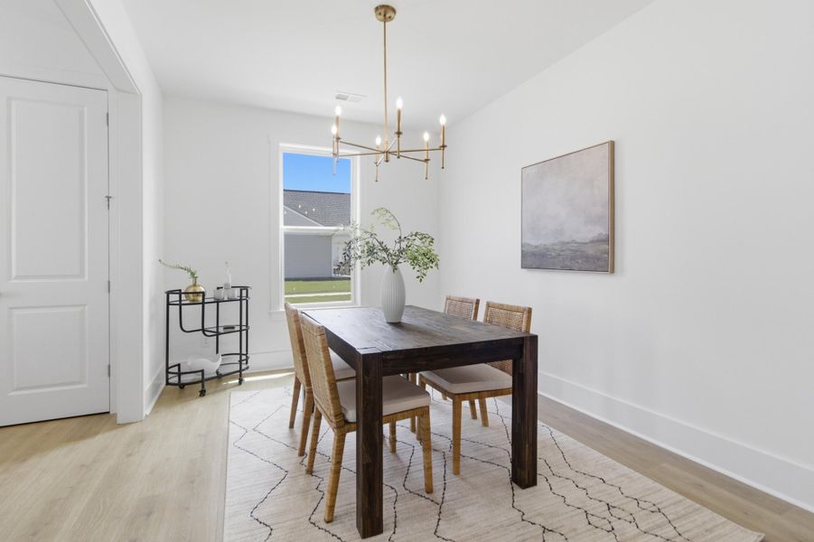 Furnished interior view inside a new home in , Ravenel (Image 31).