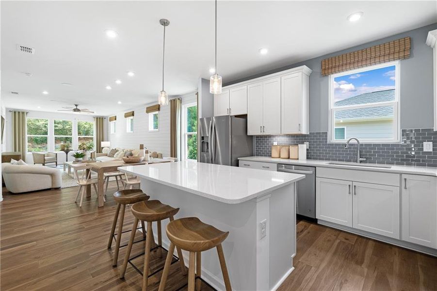 Furnished interior view inside a new home in Del Webb at Lake Oconee, Greensboro (Image 8).