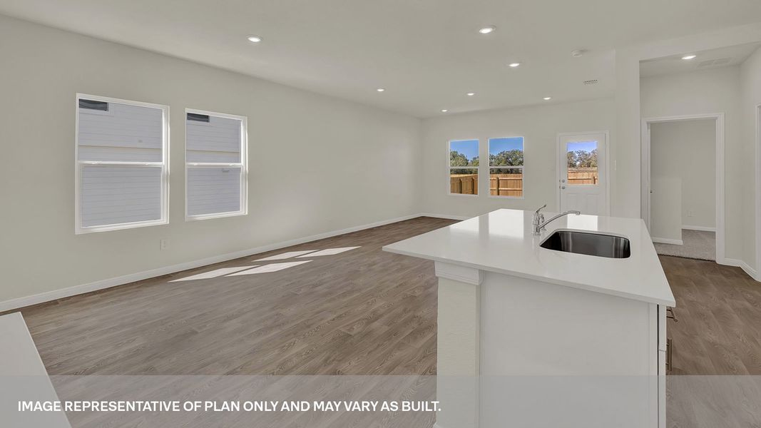 Representative unfurnished interior of a home built from the The Madison by D.R. Horton in Paramount, Kyle (Image 14). Representative unfurnished interior of a home built from the The Madison by D.R. Horton in Paramount, Kyle (Image 14).