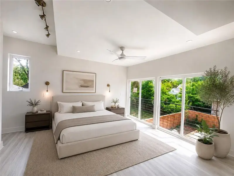 Furnished interior view inside a new home in , Atlanta (Image 7).