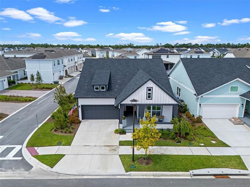 Front exterior of a new home in , St. Cloud, FL, highlighting curb appeal (Image 1).