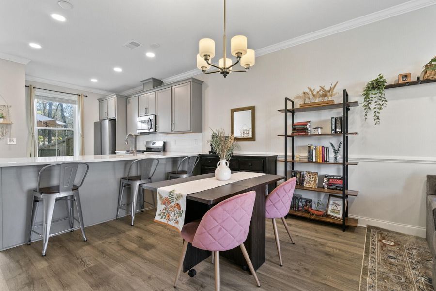 Furnished interior view inside a new home in , Summerville (Image 16).