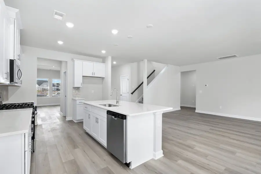 Furnished interior view inside a new home in Waterside - Coastline Series, Longs (Image 4). Furnished interior view inside a new home in Waterside - Coastline Series, Longs (Image 4).