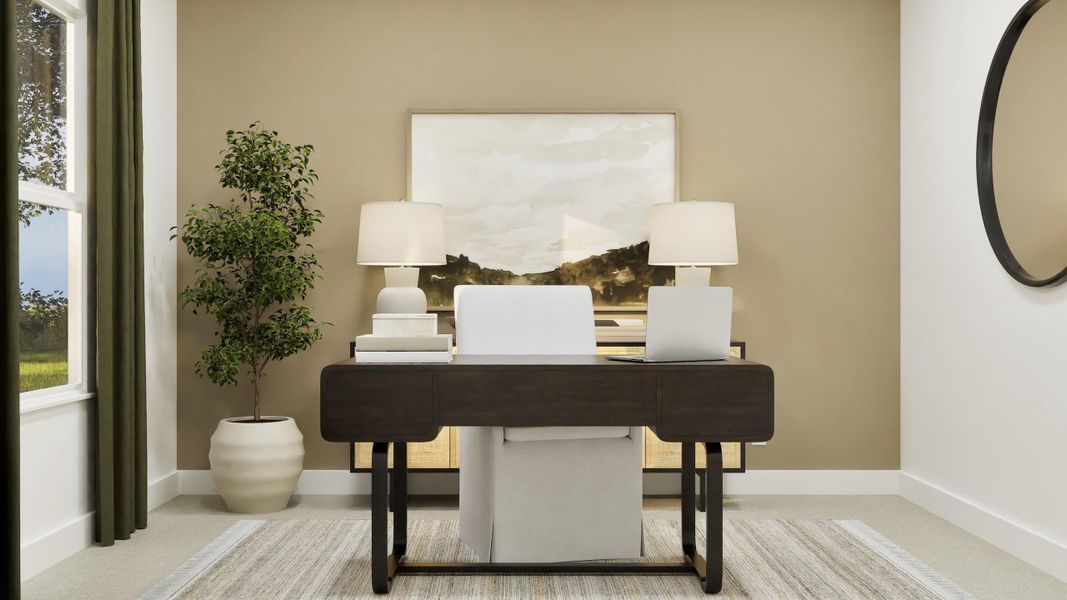 Furnished interior view inside a new home in Cypress Preserve, Moncks Corner (Image 13).