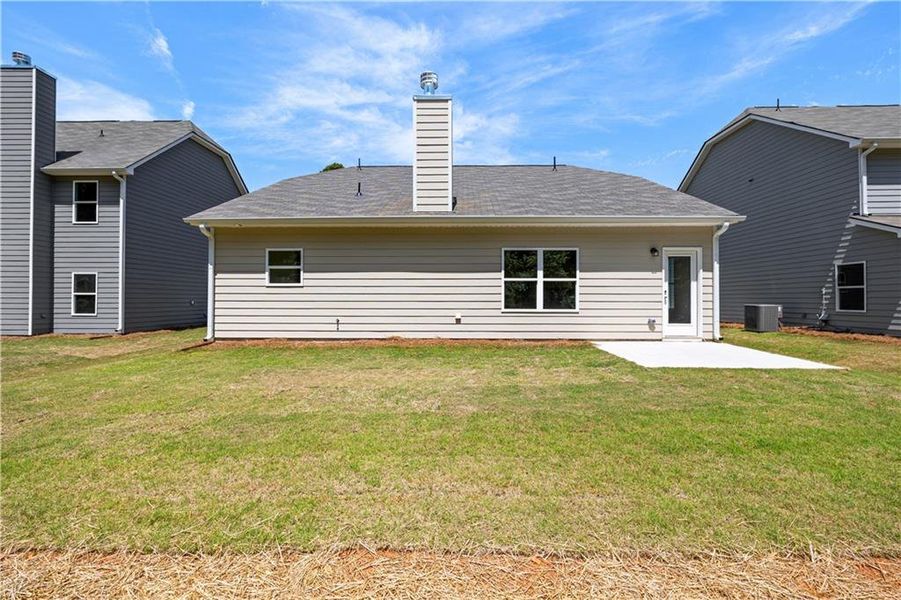 Exterior details and patio area of a home in , Villa Rica (Image 3). Exterior details and patio area of a home in , Villa Rica (Image 3).