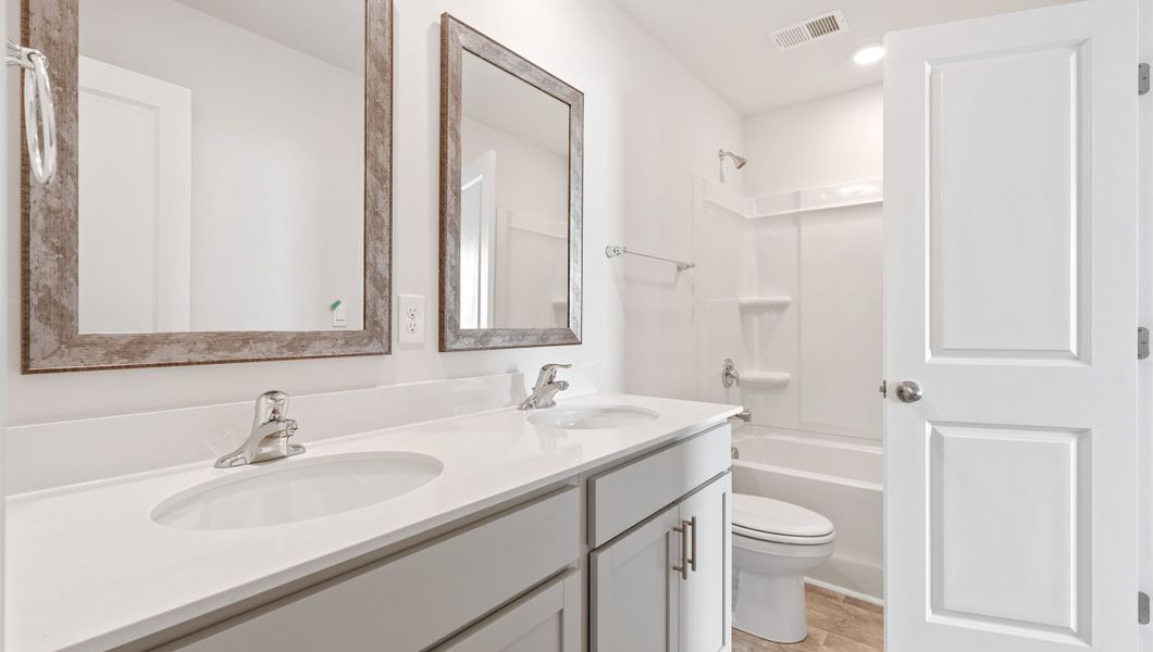 Representative furnished interior of a home built from the Wilmington by D.R. Horton in Forest Brook, Easley (Image 12).