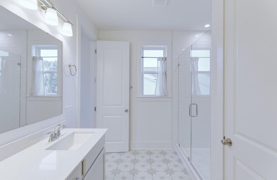 Furnished interior view inside a new home in Homecoming, Ravenel (Image 8).