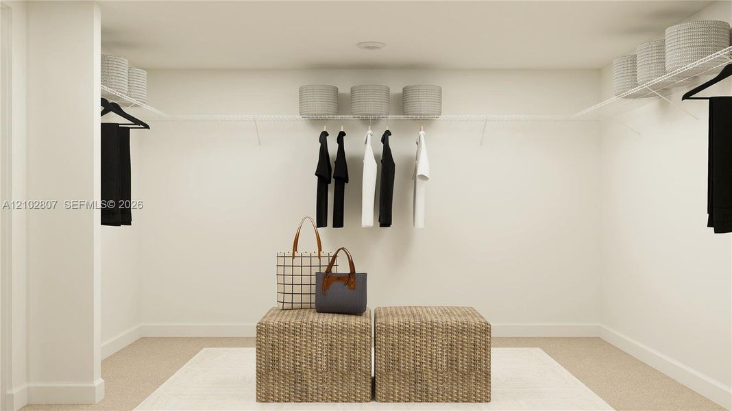 Furnished interior view inside a new home in Altamira, Homestead (Image 15). Furnished interior view inside a new home in Altamira, Homestead (Image 15).