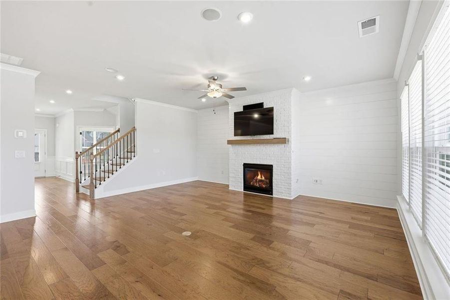 Spacious, unfurnished interior of a new home in Berkeley Mill, Cumming (Image 52). Spacious, unfurnished interior of a new home in Berkeley Mill, Cumming (Image 52).