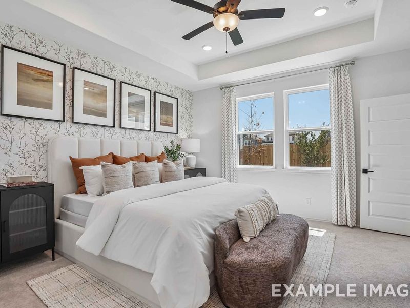 Representative furnished interior of a home built from the The Pinecrest B w/ 3rd Car by Davidson Homes LLC in Saddle Creek Ranch, Cibolo (Image 17).