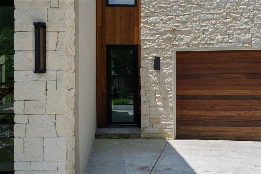 Exterior details and patio area of a home in , Atlanta (Image 42).