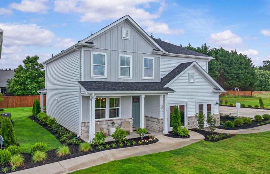 Representative exterior photo of a completed home built from the Valen by Pulte Homes in Fox Hollow, Spartanburg, SC (Image 22).