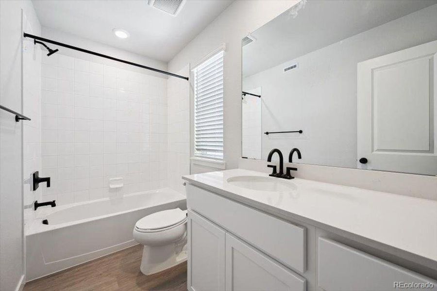 Furnished interior view inside a new home in The Boulevard II Collection at Windler, Aurora (Image 5). Furnished interior view inside a new home in The Boulevard II Collection at Windler, Aurora (Image 5).