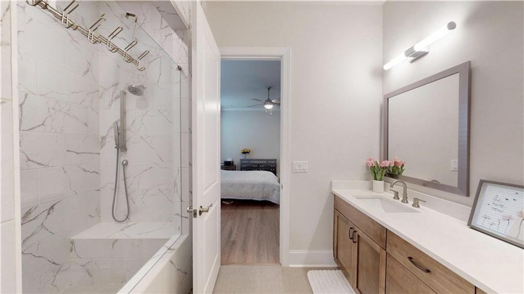 Furnished interior view inside a new home in , Peachtree Corners (Image 44).