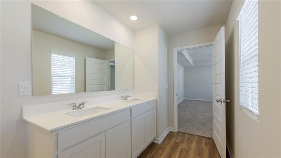 Furnished interior view inside a new home in Brooks Village, Dacula (Image 6).