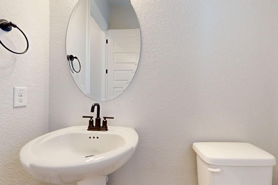 Furnished interior view inside a new home in Cedar Brook, Leander (Image 7). Furnished interior view inside a new home in Cedar Brook, Leander (Image 7).