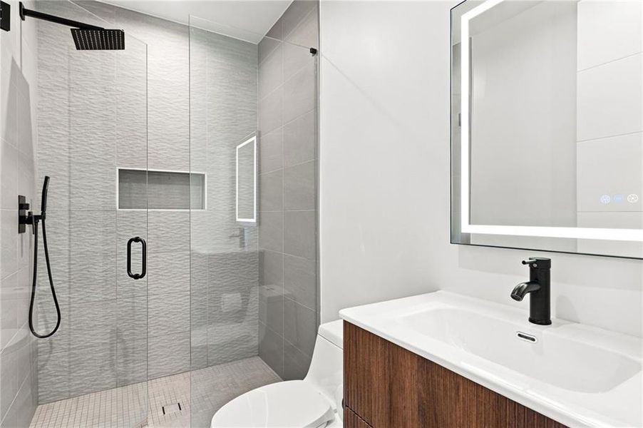 Furnished interior view inside a new home in , Marietta (Image 11).