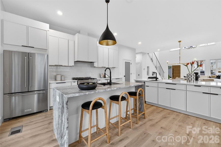 Furnished interior view inside a new home in , Charlotte (Image 13).