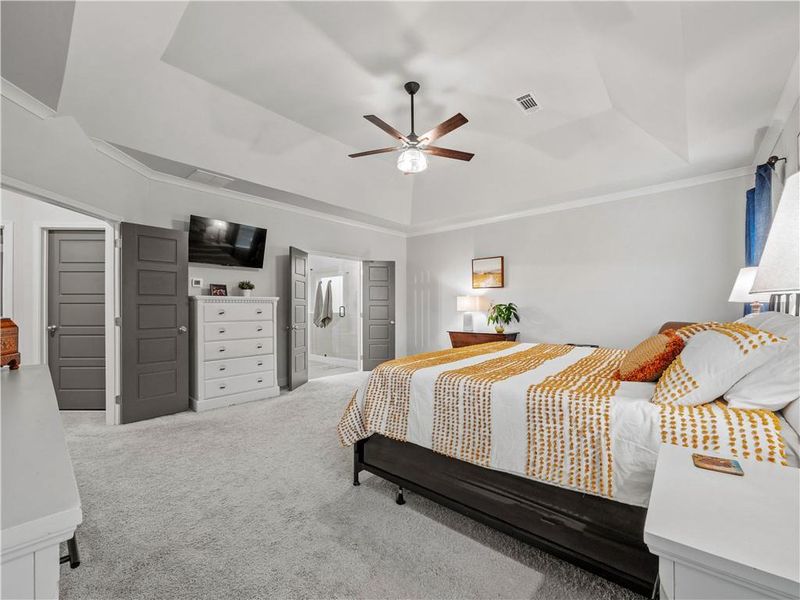 Furnished interior view inside a new home in , Hoschton (Image 5).