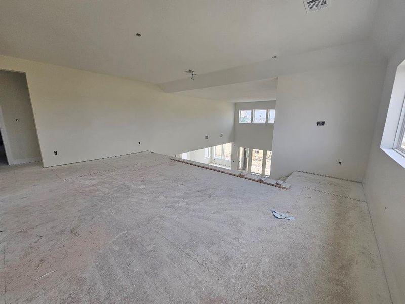 View of unfurnished living room View of unfurnished living room