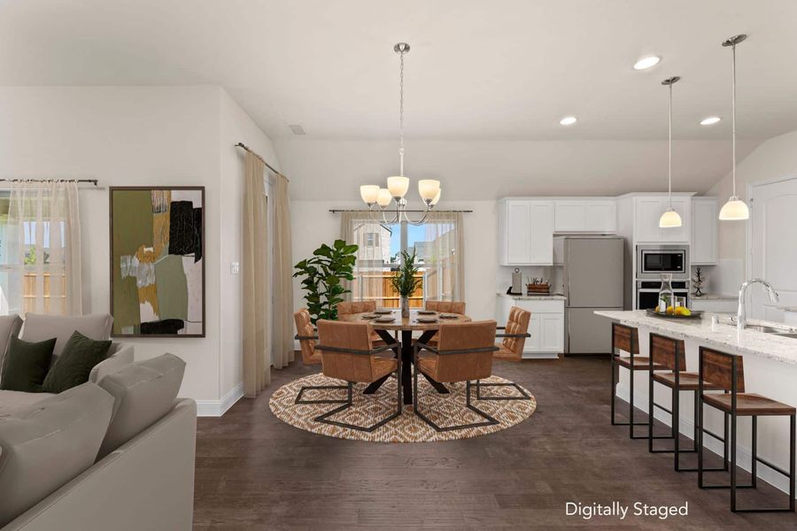 Representative furnished interior of a home built from the Colorado by UnionMain Homes in Elevon, Lavon (Image 6). Representative furnished interior of a home built from the Colorado by UnionMain Homes in Elevon, Lavon (Image 6).