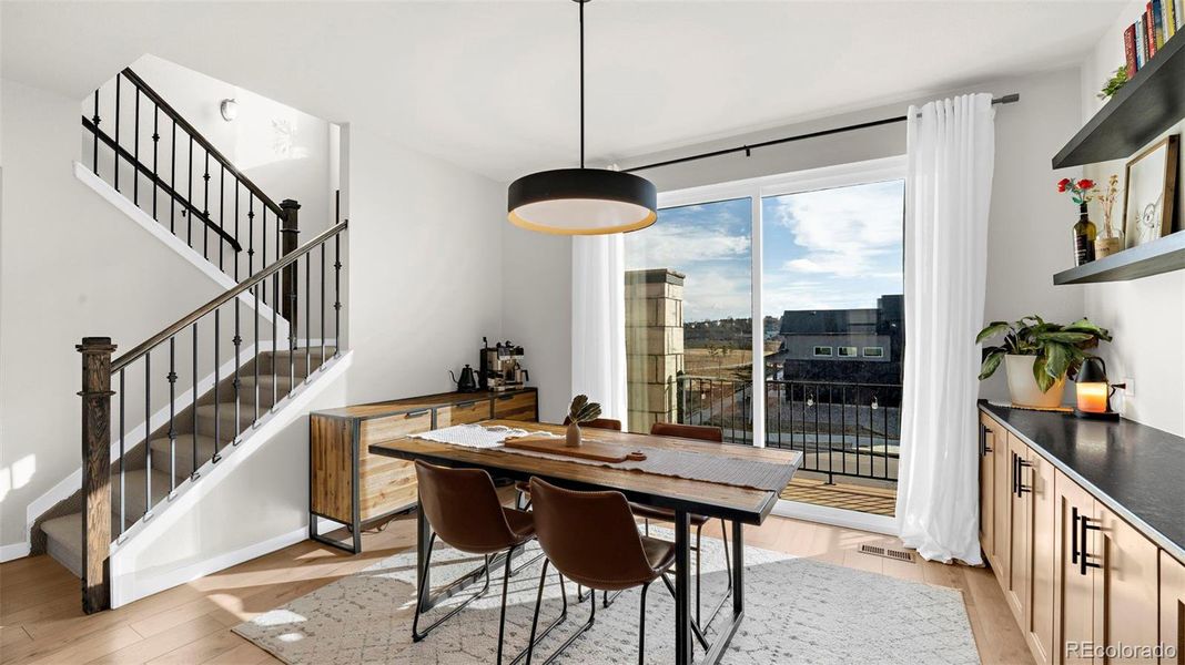 Furnished interior view inside a new home in , Colorado Springs (Image 10).