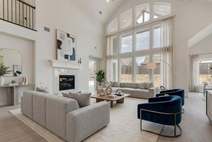 Furnished interior view inside a new home in Somerset Park, Rockwall (Image 7). Furnished interior view inside a new home in Somerset Park, Rockwall (Image 7).