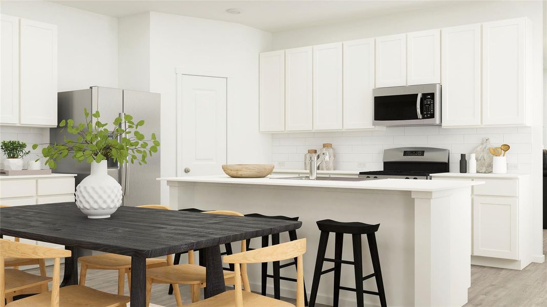 Furnished interior view inside a new home in , Elgin (Image 24).