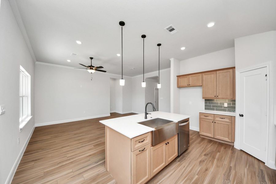 Furnished interior view inside a new home in Grand Oaks Reserve, Cleveland (Image 6).