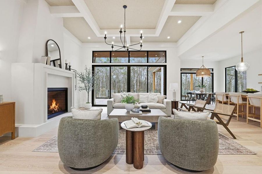 Furnished interior view inside a new home in , Johns Creek (Image 14).