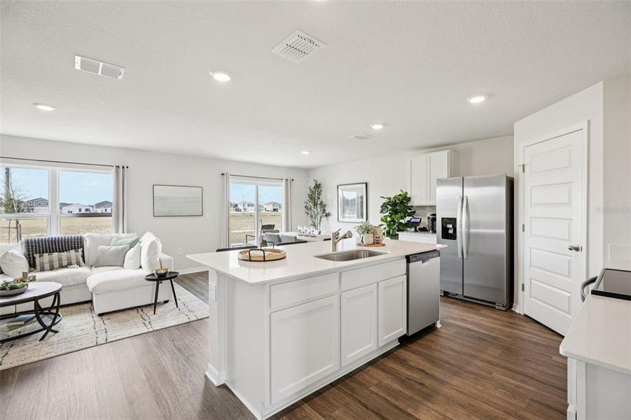 Furnished interior view inside a new home in Leoma's Landing, Lake Wales (Image 4).