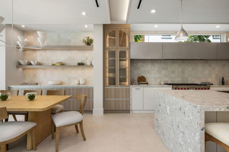 Furnished interior view inside a new home in , Delray Beach (Image 8).