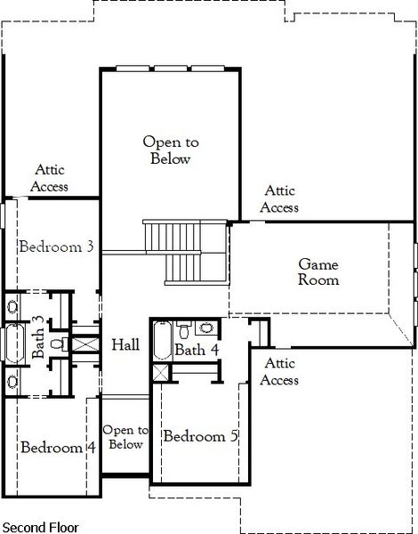 2D floor plan layout for the Wichita II by Coventry Homes in Blackhawk, Pflugerville, TX (Image 4). 2D floor plan layout for the Wichita II by Coventry Homes in Blackhawk, Pflugerville, TX (Image 4).