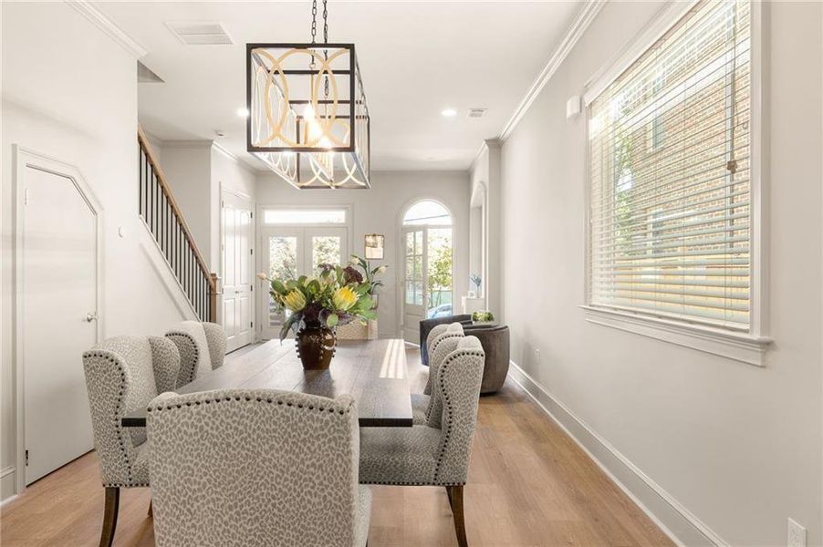 Furnished interior view inside a new home in , Atlanta (Image 14).