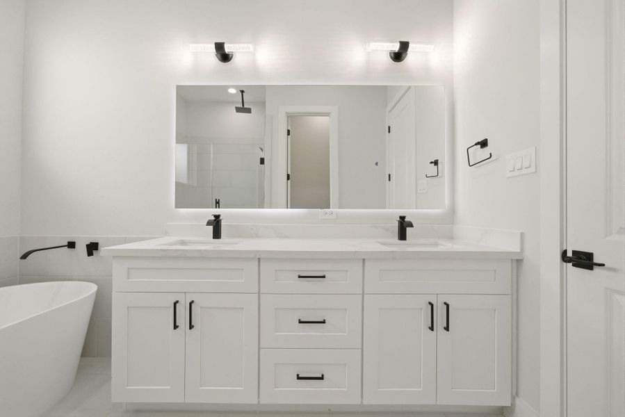 Furnished interior view inside a new home in Cedar Post, Houston (Image 9). Furnished interior view inside a new home in Cedar Post, Houston (Image 9).