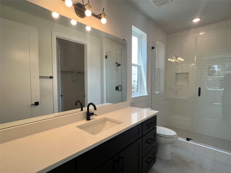 Furnished interior view inside a new home in The Grove, Austin (Image 12). Furnished interior view inside a new home in The Grove, Austin (Image 12).