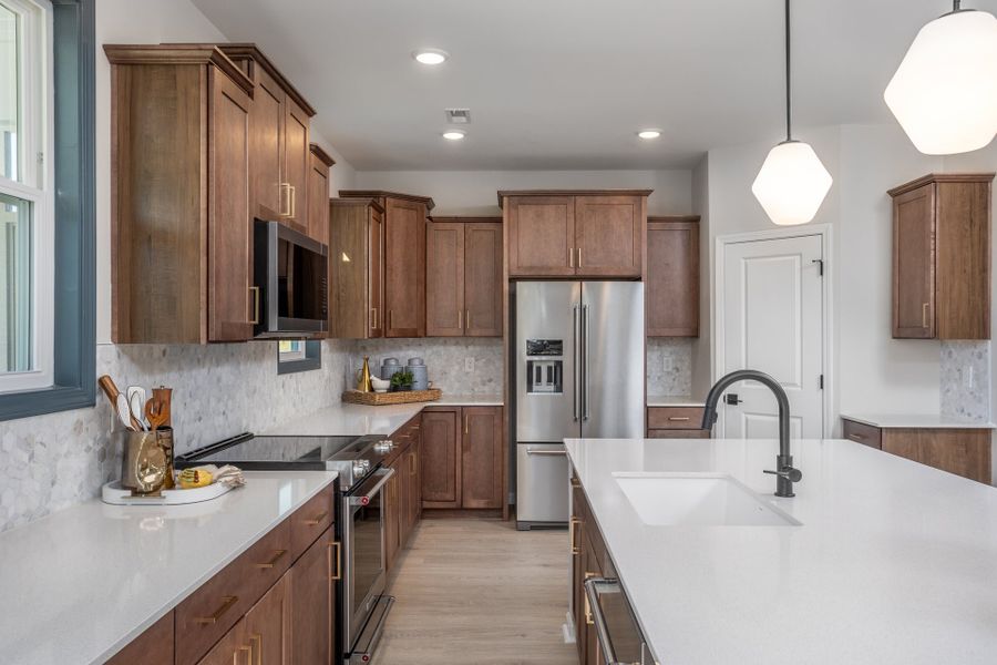Representative furnished interior of a home built from the Nelson by McKee Homes in Holston, Fuquay Varina (Image 12).