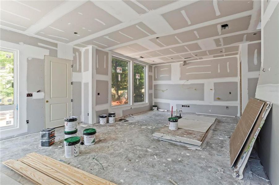 In-progress construction of a new home in , Atlanta, GA (Image 6).