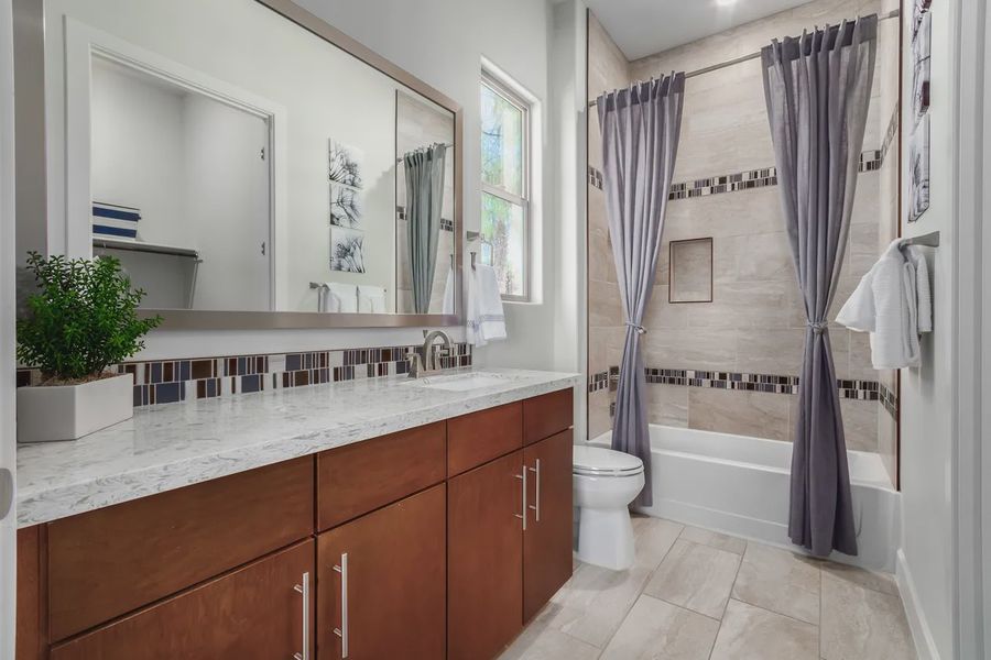 Furnished interior view inside a new home in Bellero Estates, Queen Creek (Image 25).
