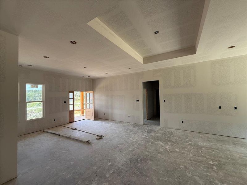 In-progress construction of a new home in , Poolville, TX (Image 25).