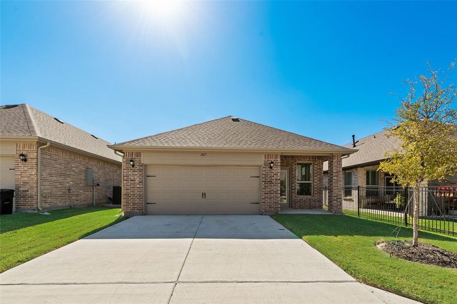 View of back of the home. View of back of the home.