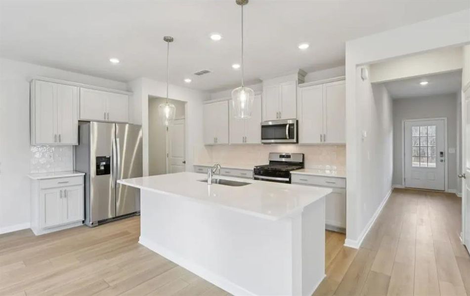 Furnished interior view inside a new home in Preserve at Mountain Creek, Pendergrass (Image 9). Furnished interior view inside a new home in Preserve at Mountain Creek, Pendergrass (Image 9).