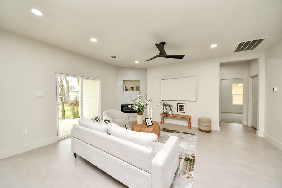 living spacewith fireplacenatural light bright light ssas scsc ssccs