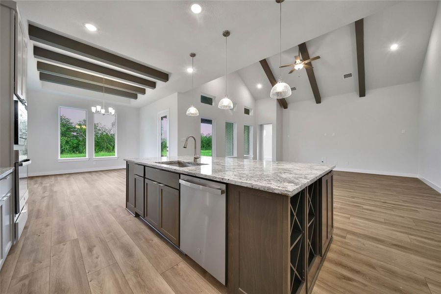 Furnished interior view inside a new home in , Rosharon (Image 8).