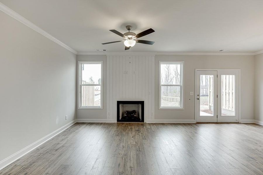 Spacious, unfurnished interior of a new home in , Sugar Hill (Image 16).