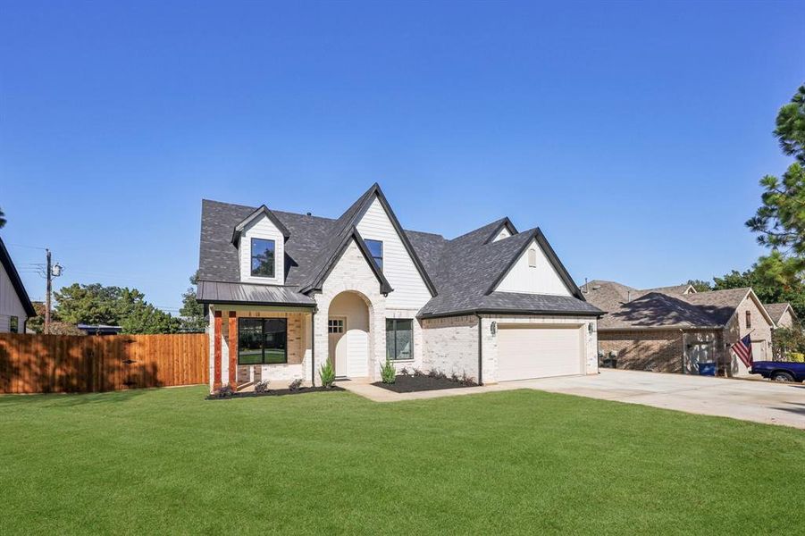 Front exterior of a new home in , Grapevine, TX, highlighting curb appeal (Image 24).