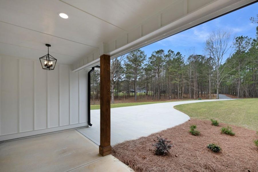 Exterior details and patio area of a home in , Calhoun (Image 21).