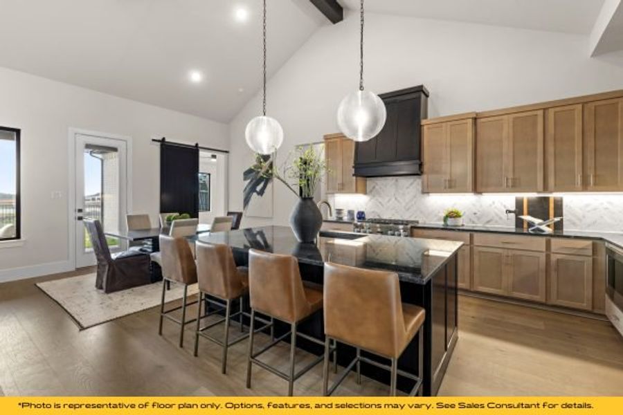 Representative furnished interior of a home built from the Bali by Stonefield Homes in Heath Golf and Yacht Club, Rockwall (Image 35).