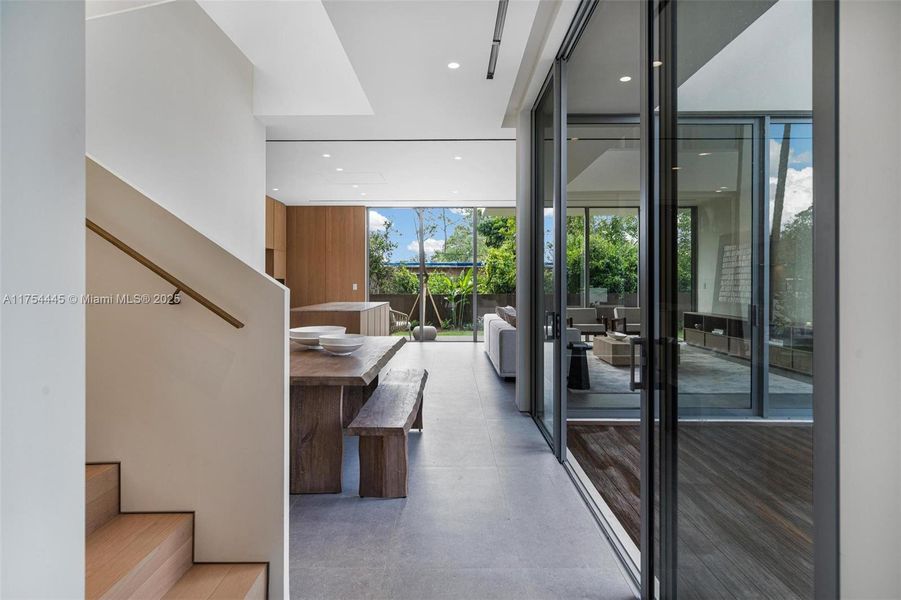 Furnished interior view inside a new home in , Miami (Image 8).